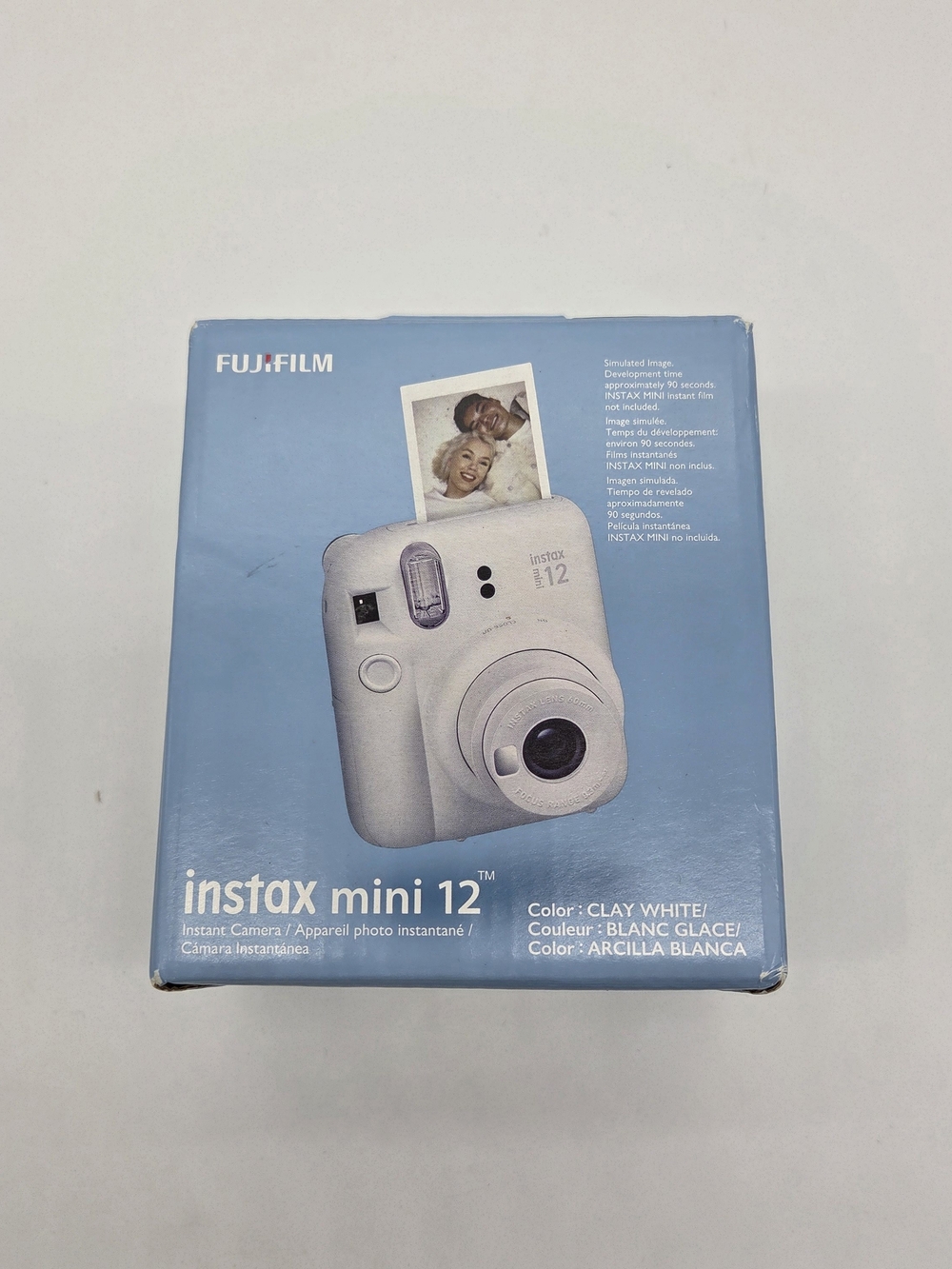 Fujifilm instax mini 12 Instant Camera - Clay White